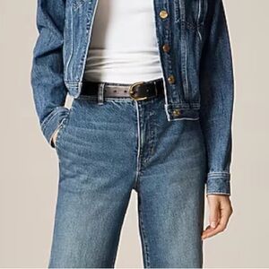 J. Crew Full Length Slim Wide Trouser Jean